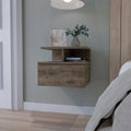 Floating Nightstand with 2-Tier Shelf and 1-Drawer C69675