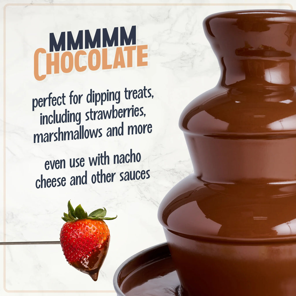 3-Tier Chocolate Fondue Fountain V561068