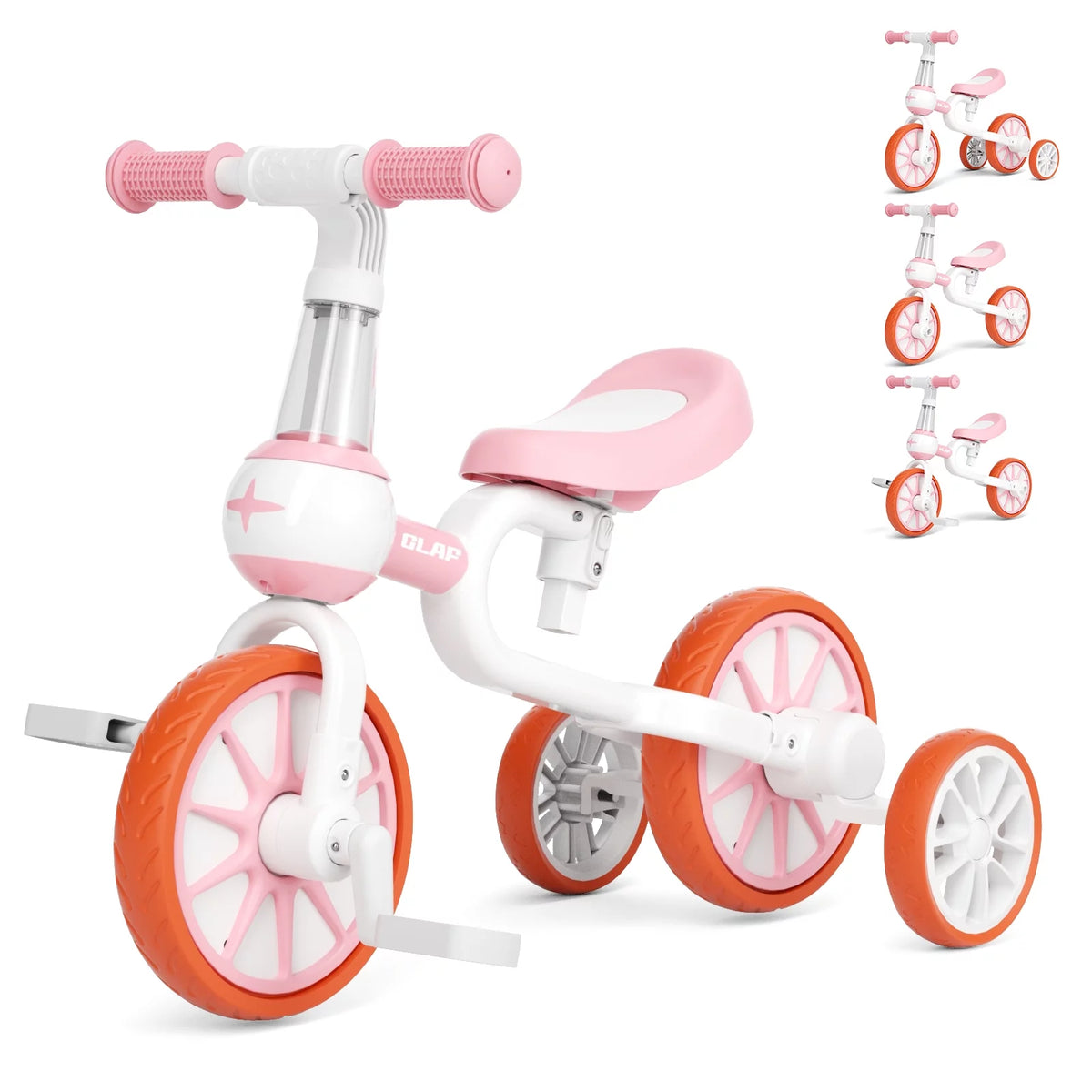 3 in 1 Toddler Tricycle Pink L449427
