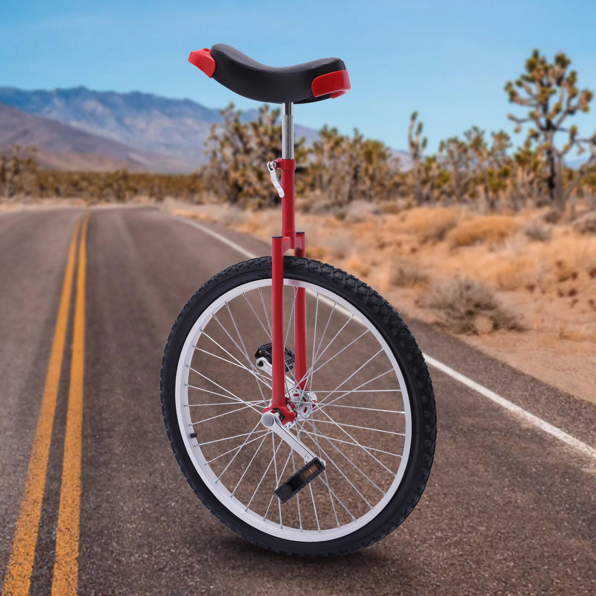 16 Inch Unicycle One Wheel Bike with Thickened Steel Frame S507