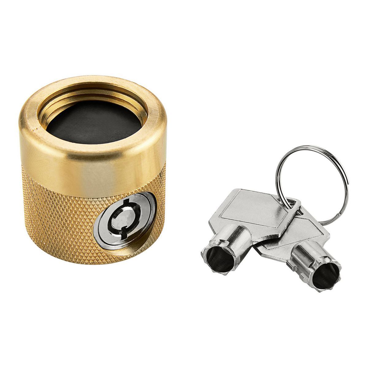 Solid Brass Faucet Lock F9664