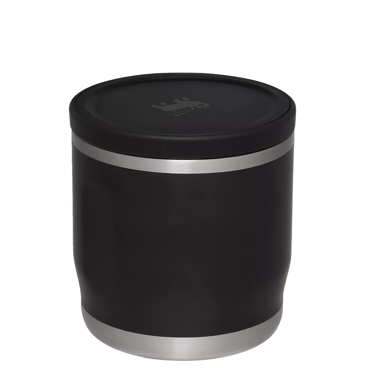 12oz Black Food Jar L540