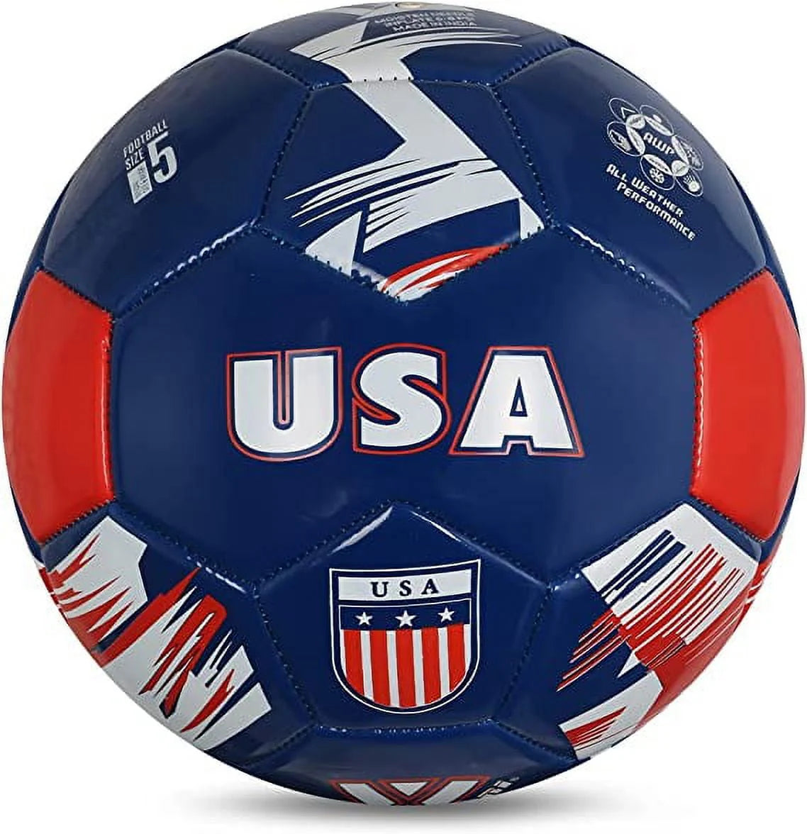 White Size 3 Soccer Balls M1691